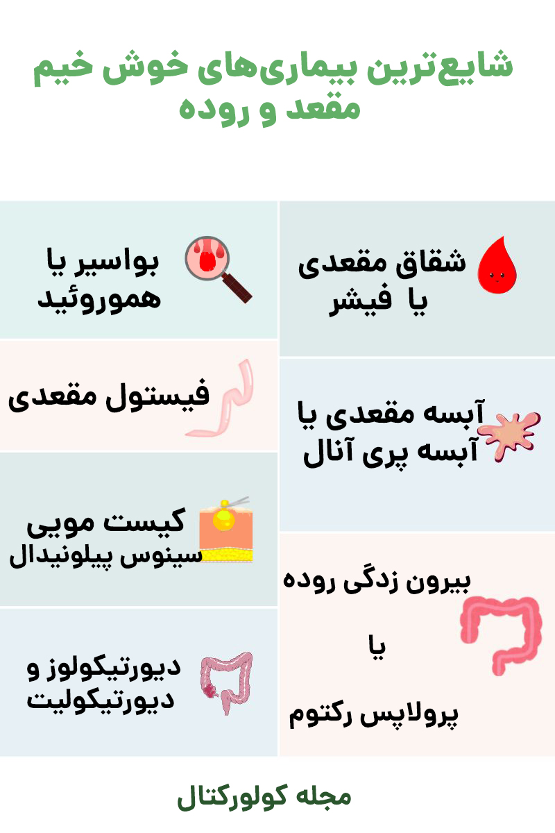 بیماری های روده و مقعد